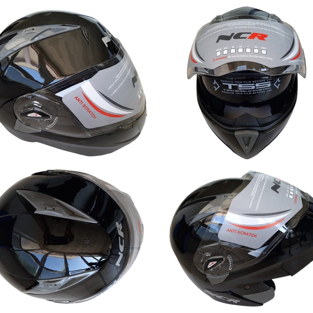 KASK NCR ÇENE AÇILIR VİZÖRLÜ 