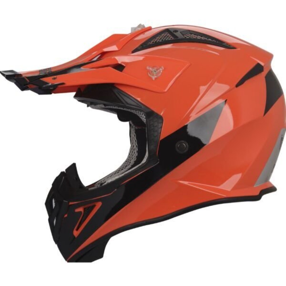 FREE-M FR-801 Cross Kask ORANGE BLACK