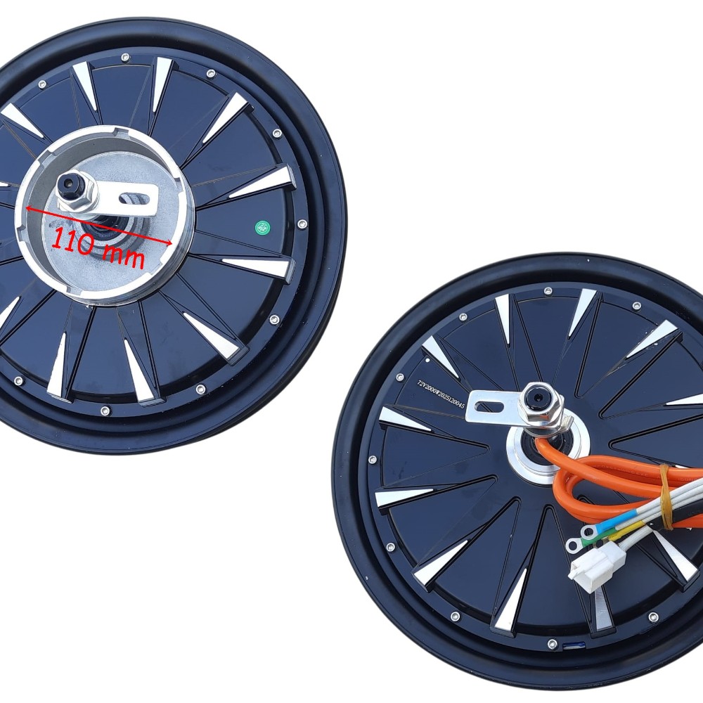 E-BİS ARKA JANT MOTOR 2.15-12 72V 2000W KAMPANALI MODEL