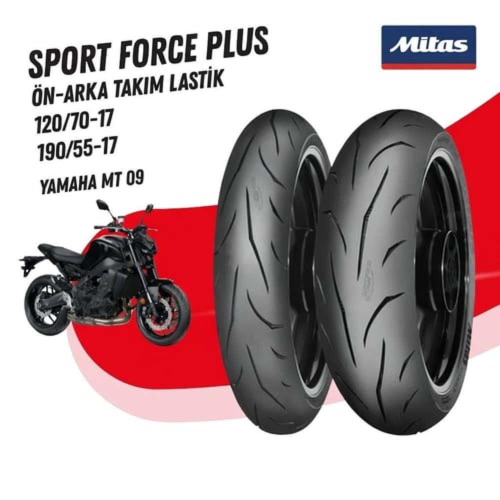 Honda Cb 1000 R Mitas Sport Force + Lastik Takımı