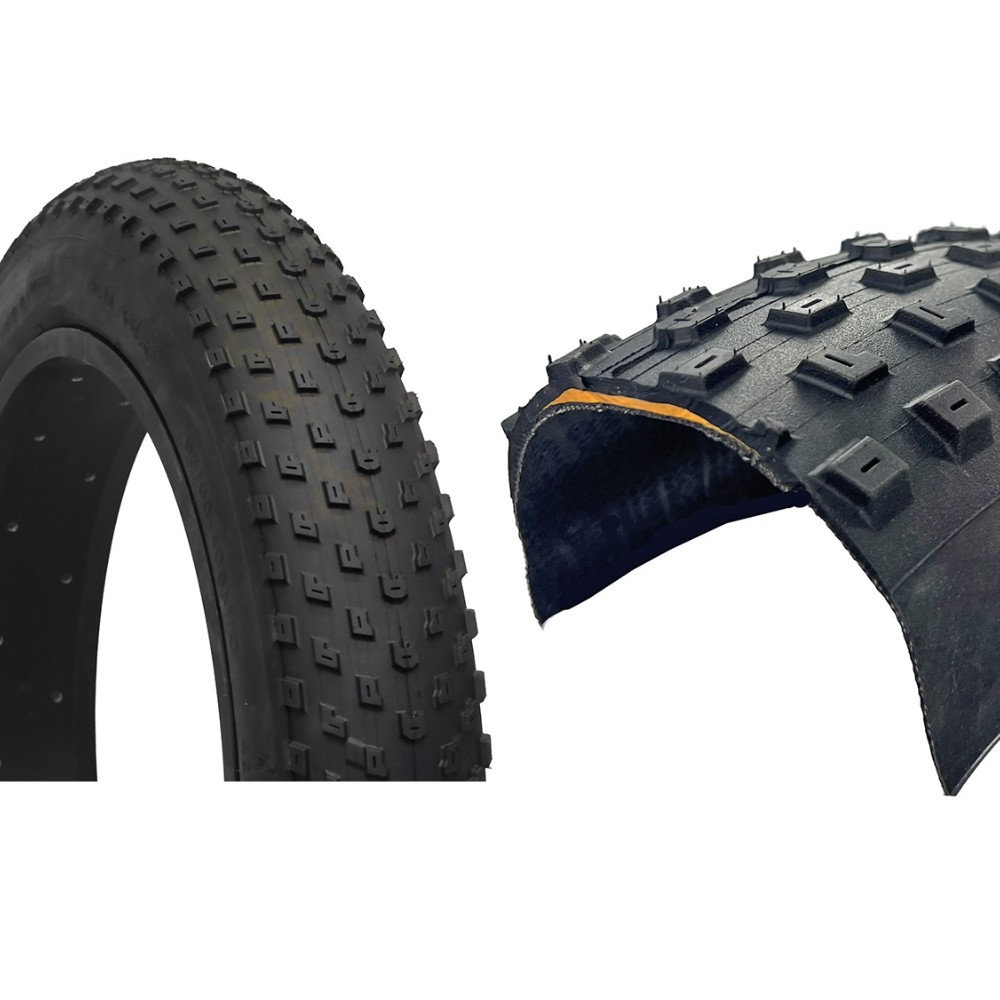 DIŞ LASTİK FATBİKE KALIN TEKER 20x4.0 TT SİYAH CHAOYANG ZIRHLI