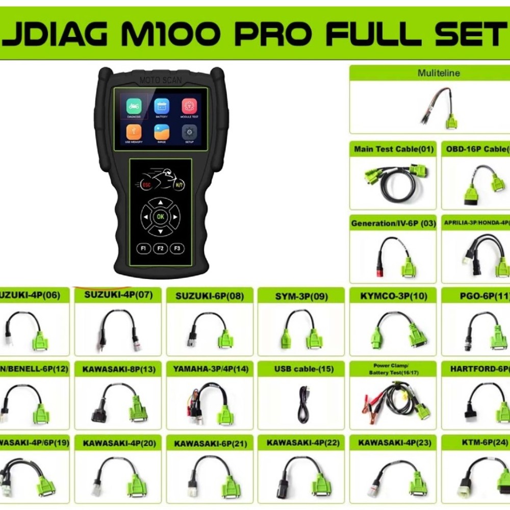 ARIZA TESPİT CİHAZI ÜNİVERSAL M100PRO 23 KABLOLU
