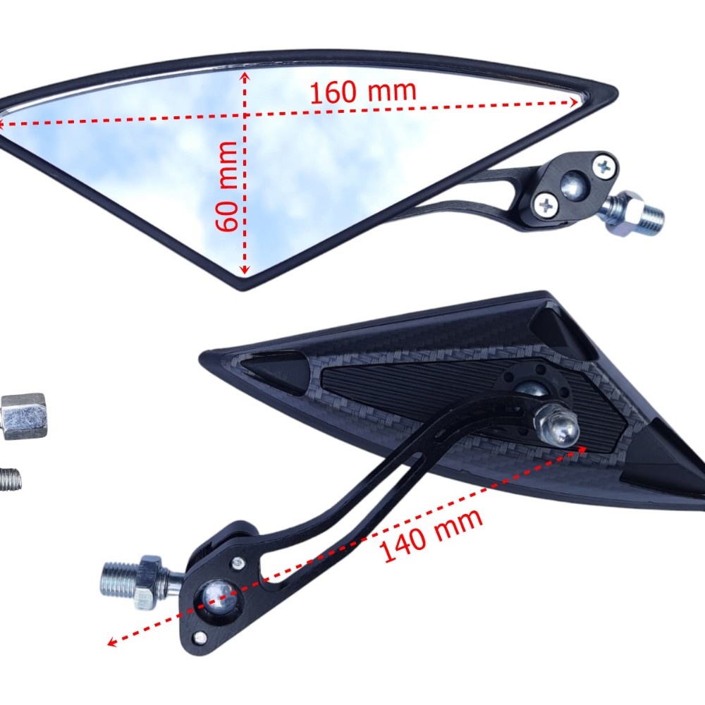 AYNA ÜÇGEN MODİFİYE KARBON 8-10 mm