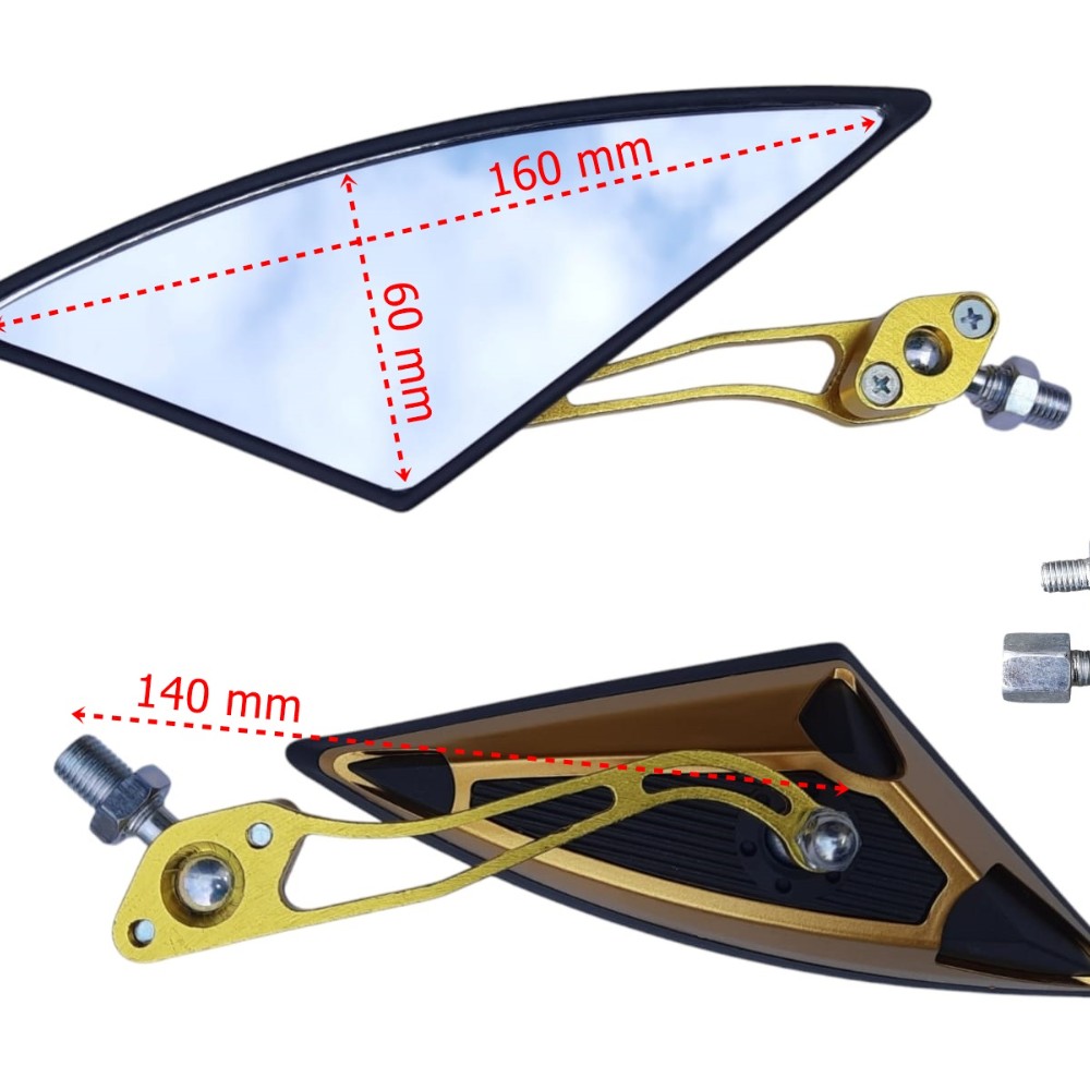 AYNA ÜÇGEN MODİFİYE GOLD 8-10 mm